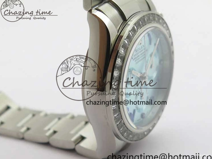 MiroTime 0423 Thermal Daytona 116506 Middle East Edition Bp Maker Best Edition Ice Blue Blue Arabic Dial Diam Bezel On SS Bracelet A 2895